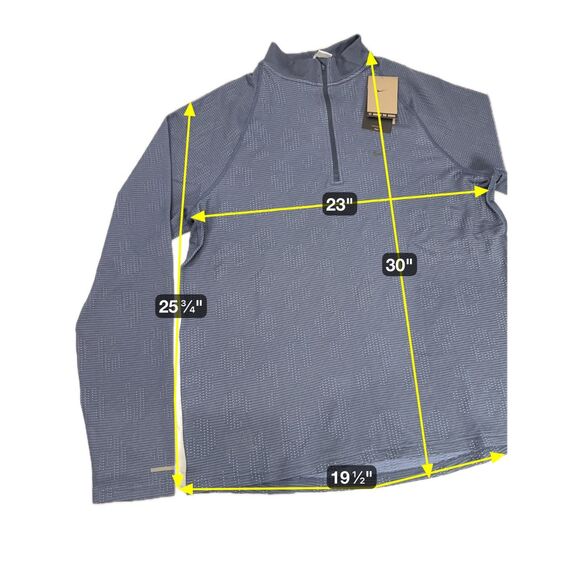 Nike Pinnacle Running Division Black Top 1/4 Zip Mens Large FZ1121-010 $150 NEW - Picture 2 of 12